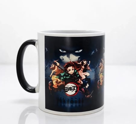 Porselen Renk Değiştiren Demon Slayer Kupa Bardak Aalk383