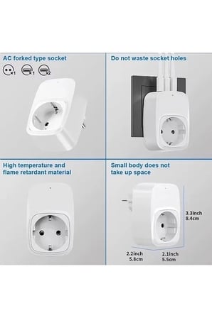 Tekli Yüksek Voltaj Korumalı Duvar Prizi 2x Type-c 1x Usb Çıkışlı Priz Grup Priz Çoğaltıcı Beyaz
