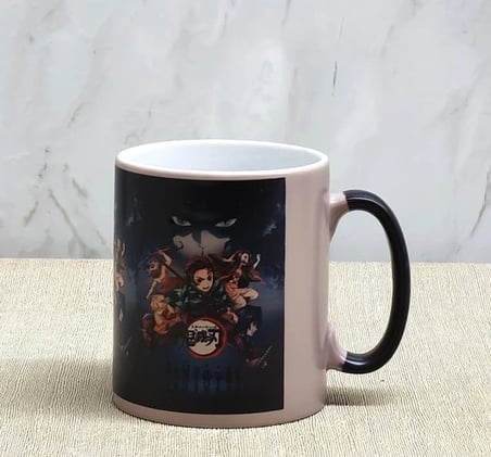 Porselen Renk Değiştiren Demon Slayer Kupa Bardak Aalk380