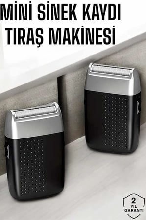 Tıraş Makinesi Mini Sinek Kaydı Şarjlı Taşınabilir Paslanmaz Çelik