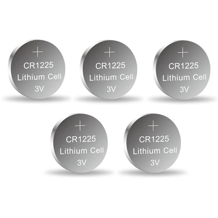 Yuma Cr1225 Süper Lityum 3v 5’li Kart Düğme Pil