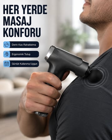 3200r/dak Güçlü Motorlu Masaj Cihazı Yeni Nesil