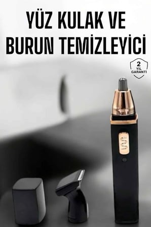 Seyahat Tipi Mini Taşınabilir Siyah Burun Kulak Yanak Kıl Ve Tüy Temizleme Makinesi