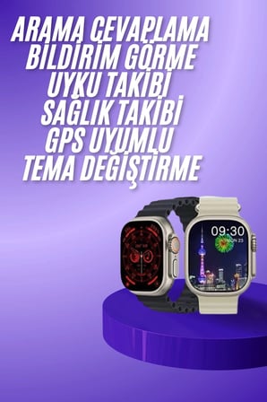 Akıllı Saat Bluetooth Bağlantılı Uyku ve Sağlık Takibi