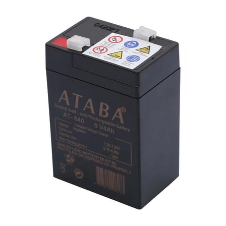 Ataba At-640 6v 4ah Işıldak Aküsü