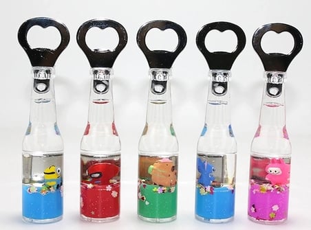 Batmayan Şişe Açacağı Magnet Spiderman, Labubu,kapibara, Stitch, Minion  Alk5279