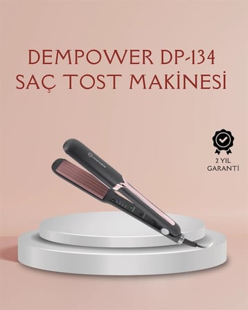 DP-134 Tost Saç Şekillendirici – Hızlı Isınan, Kalıcı ve Belirgin Dalgalar İçin İdeal