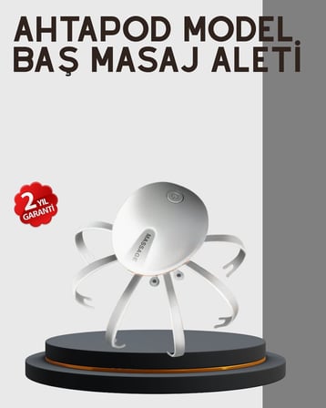 Kafa Derisi Masaj Aleti Usb-c Şarjlı Rahatlatıcı Ve Canlandırıcı Masaj