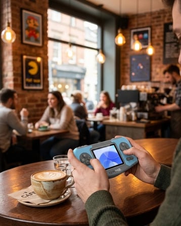 Taşınabilir Game Console Dahili Oyunlu TV Bağlantılı Şarjlı Retro Oyun Konsolu