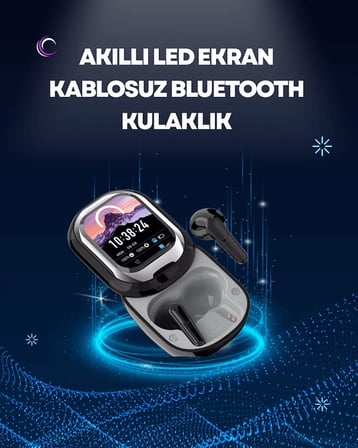 ENC Destekli Bluetooth 5.4 Kulaklık – EQ Ayarlı, Akıllı Kutulu
