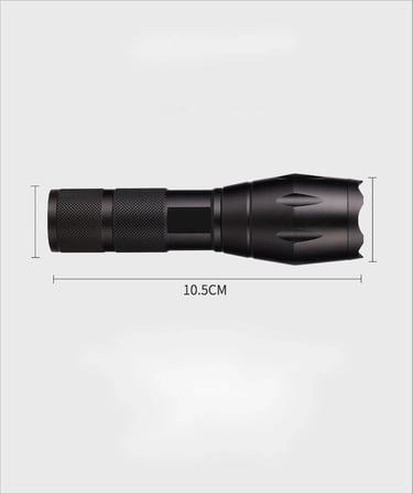 Gold Orion Km-108 T6 Led Şarjlı El Feneri 5 Modlu 200 Metre Işık Mesafesi
