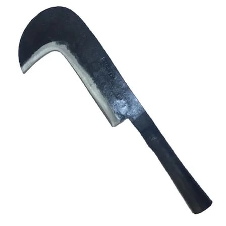 Sürmene Demir Saplı Orak - 43 Cm Uzunlukta Geleneksel Tahıl Hasadı