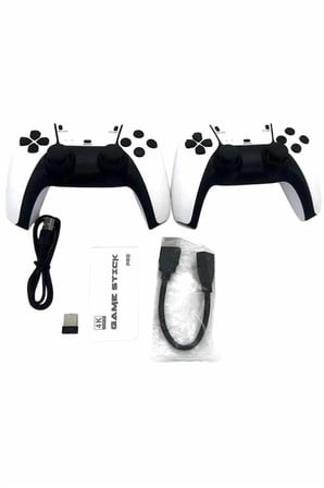 2.4 GHZ Oyun Konsolu Çift Konsol 4K Ultra Hd Game Stick