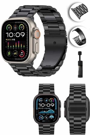 Akıllı Saat Arama Konuşma Gps Ve Nfc Özelliği 3 Kordonlu Amoled Ekran
