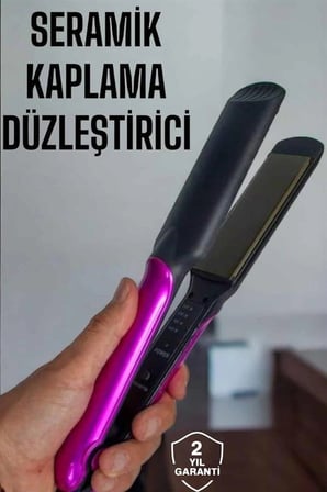Seramik Kaplama Isı Ayarlı Yıpranma Karşıtı Saç Düzleştirici