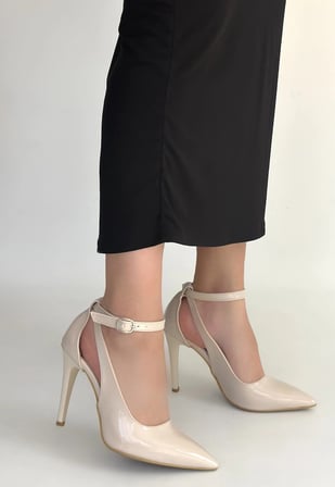 Wenni Bej Rugan Stiletto Ayakkabı