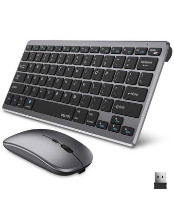 Sessiz Kullanım Sunan Bluetooth Klavye Mouse Seti Çoklu Cihaz Uyumlu