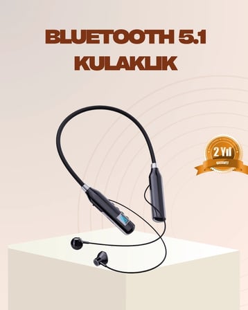 Bluetooth 5.1 Kablosuz Kulaklık – Net Ses Ve Güçlü Bağlantı