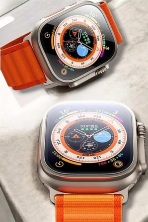49mm Ekranlı, Kan Basıncı Ve Adımsayar Özellikli Bluetooth Akıllı Saat