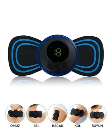 Mini Ems Vücut Masaj Cihazı Ayarlanabilir Seviye Ve Zamanlayıcı