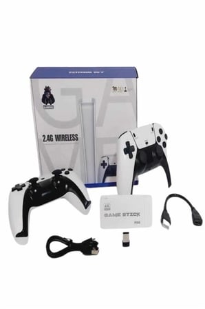 Game Stick 4K Retro Çift Kollu Atari Oyunlari +20000 Oyunlu Konsol Nostalji