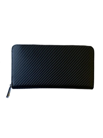Karbonfiber Zip Cüzdan