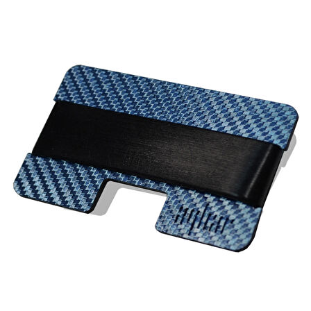 Karbonfiber Minimalist Kartlık Mavi