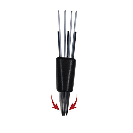 Karbonfiber Minimalist Kartlık Kırmızı
