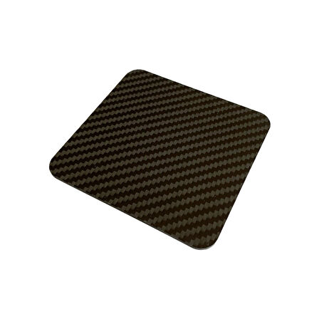 Karbonfiber Bardak Altlığı (2'li)