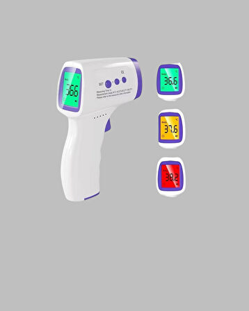 Temassız Termometre Hızlı Ölçüm Güvenli Dijital Ateş Ölçer