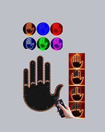 El Hareketiyle Kontrol Edilen 176 LED Amber Güvenlik Lambası