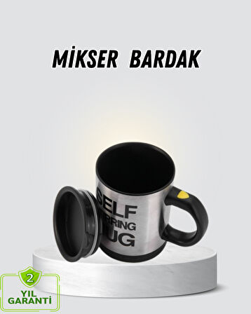 Akıllı Kendi Kendini Karıştıran Termal Kupa – Paslanmaz Çelik