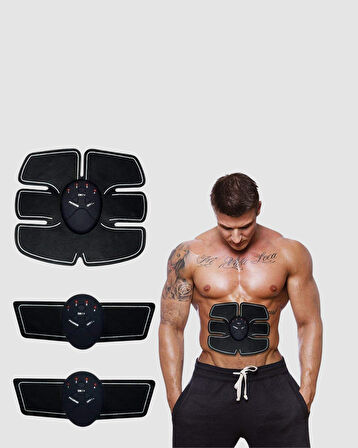 EMS Göbek ve Kol Kas Uyarıcı Cihaz 6 Modlu Elektronik Vücut Şekillendirici