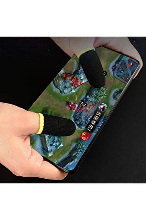 E-spor Parmak Eldivenleri 4'lü - Pubg Oyun Eldiveni Ter Geçirmez 2 Çift - 4 Parmaklık