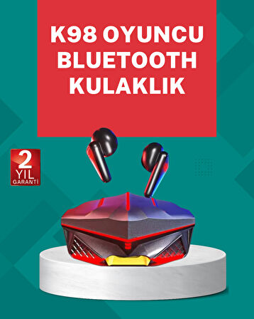 Led Işıklı Kablosuz  Kulaklık Ergonomik Tasarım
