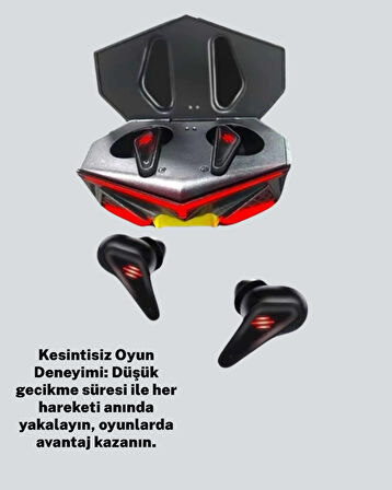 Kablosuz Bluetooth  Kulaklık Led Işıklı