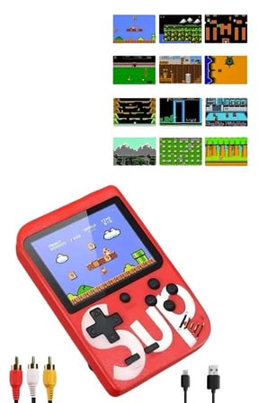 Hediye Nostalji Oyunlu Mini Atari Gamebox 400 Oyunlu El Atarisi