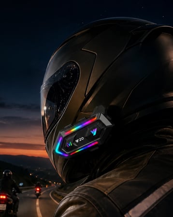 Hediye Bluetooth 5.3 Motosiklet Kask Intercom Kulaklık 1000 Metre Bağlantı