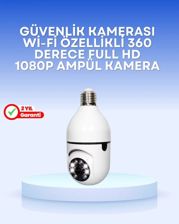Hediye Duy Uyumlu Akıllı Güvenlik Kamerası – Basit Kurulum Ve Net Görüntü