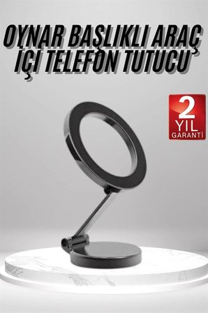 Hediye Magsafe Telefon Tutucu 360 Dönebilen Ayarlanabilir Araç İçi Tutucu