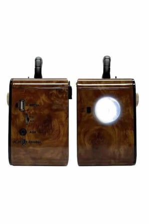 Hediye Nostaljik Radyo Bluetooth Bağlantılı Müzik Kutusu Ahşap