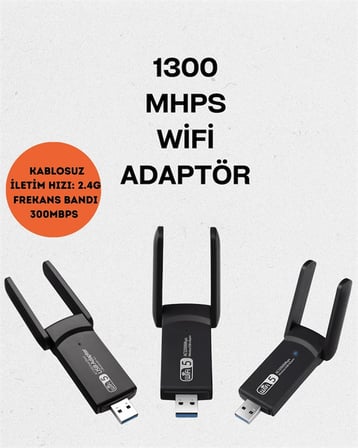 Hediye Realtek Chipsetli 5g Destekli Yüksek Hızlı Ağ Adaptörü