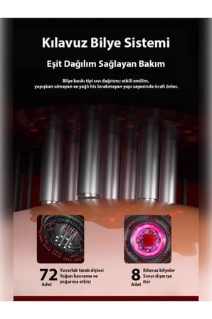Hediye Şarjlı Ve Titreşimli Saç Masaj Tarağı Bakım Yağı Hazneli Fırça