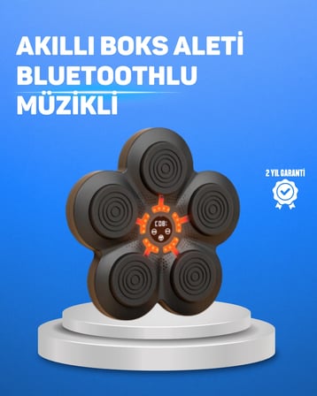 Hediye Müzikli Boks Duvar Paneli Akıllı Işık Sistemli Refleks Ve Kondisyon Aleti