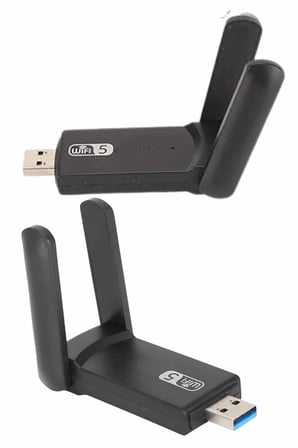 Hediye Wifi Alıcı Dual Band Usb 3.0 Adaptör Kablosuz Windows 7/8/10/11
