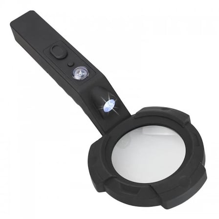 Hediye Nikula-7 Led Aydınlatma,fener,pusula,4x Büyütme Okuma Büyüteç  Th-600557