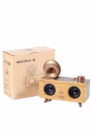 Hediye Gramafon Radyo Bluetooth Hoparlör Nostaljik Radyo Fm Radyo