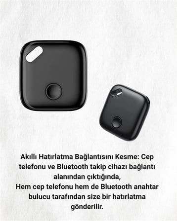 Hediye Akıllı Takip Teknolojisi İle Eşyalarınızı Korumaya Alın | Bul Uygulaması Destekli, Uzak Mesafe Bluetooth Takibi Ve Uzun Ömürlü Batarya