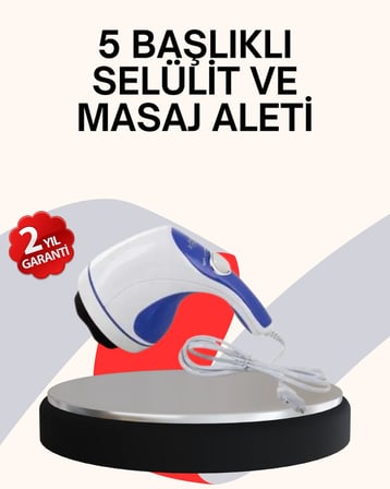 Hediye Taşınabilir Elektrikli Masaj Cihazı – Selülit Ve Yağ Karşıtı