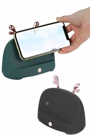 Hediye Bluetooth Hoparlör Uzun Pil Ömrü Yüksek Ses Kaliteli Kablosuz Telefon Tutma